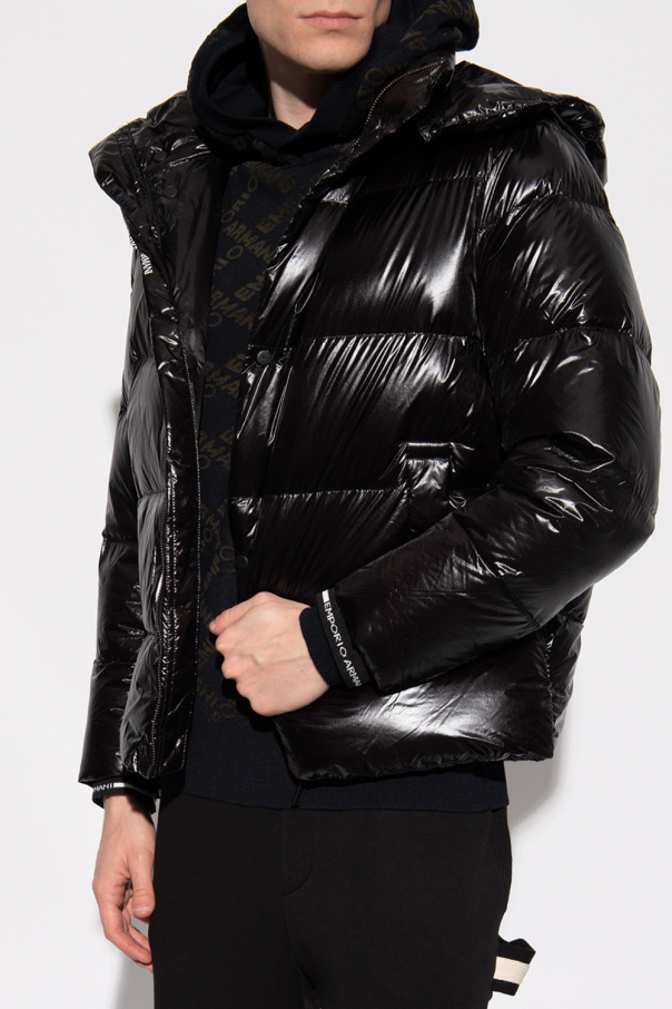 Armani hooded down online jacket